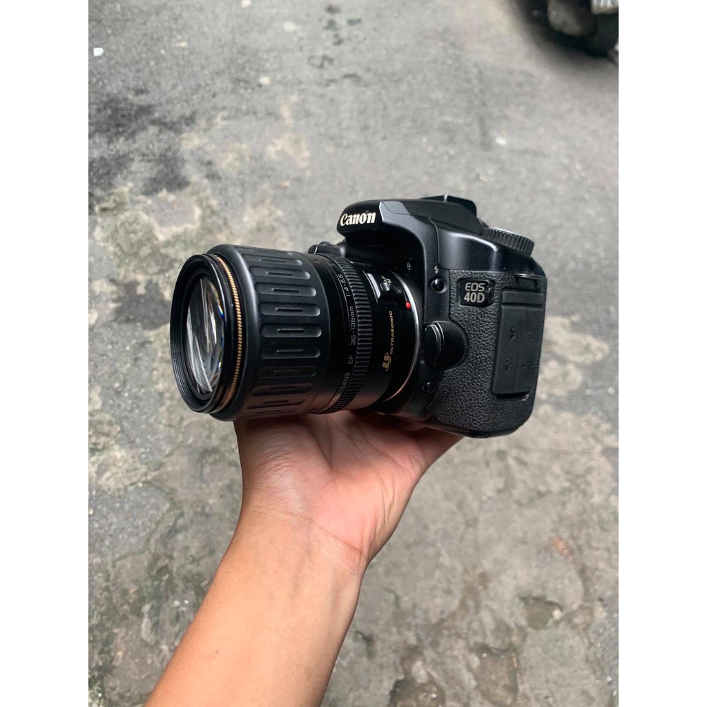Bộ máy ảnh canon 40D Kèm lens 18-55