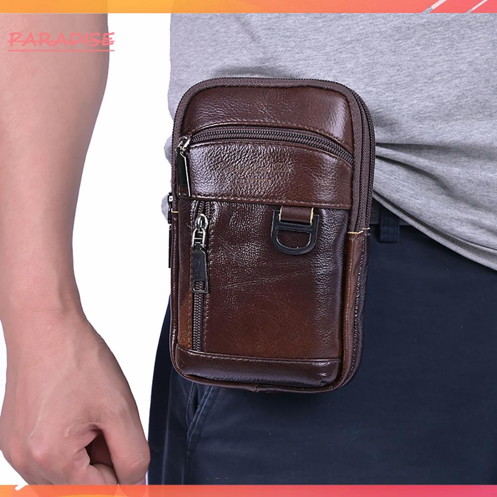 Túi Đeo Chéo Bằng Da Bò Kiểu Vintage Cho Nam