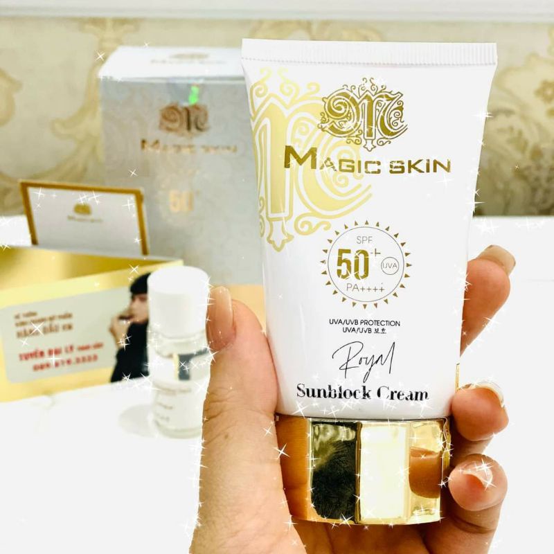 Kem Chống Nắng Thảo Dược Hoàng Cung Sunblock Cream Magic Skin 50ml