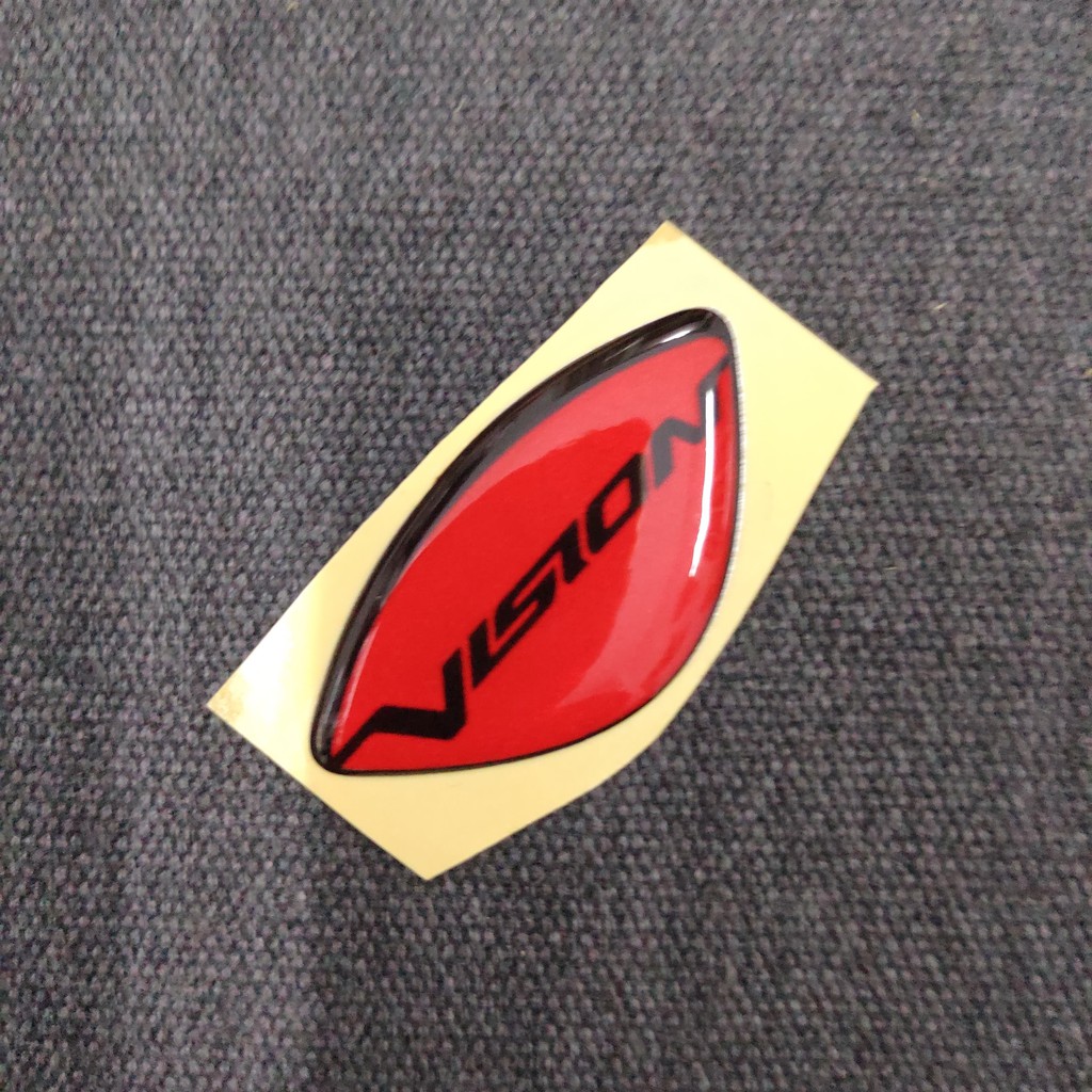 [GIÁ GỐC]  TEM CHỮ NỔI XE MÁY MANG PHONG CÁCH ĐỎ ĐEN TRANG TRÍ XE THỂ HIỆN ĐẲNG CẤP