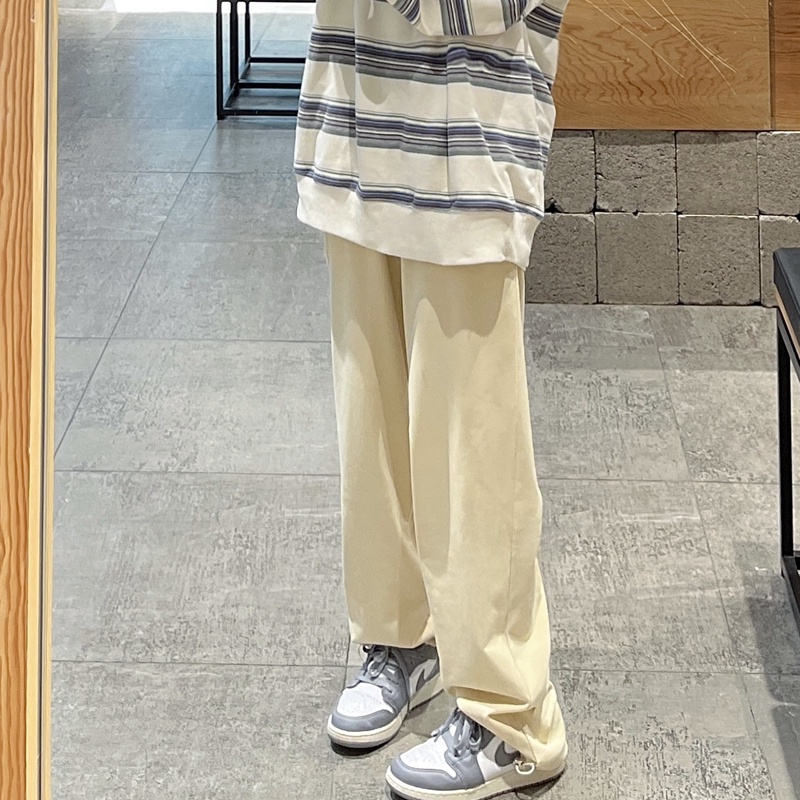 Quần dài SUXI lưng cao đơn giản phối dây rút thời trang trẻ trung cho nữ