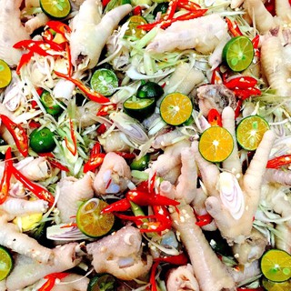 (Ăn Liền) 1.3 Kg 16- 22 Chân Gà Ngâm Sả Tắc Mix Xoài Non Chua Ngọt Thanh Ngon Bất Bại (600g chân gà) loại ngon
