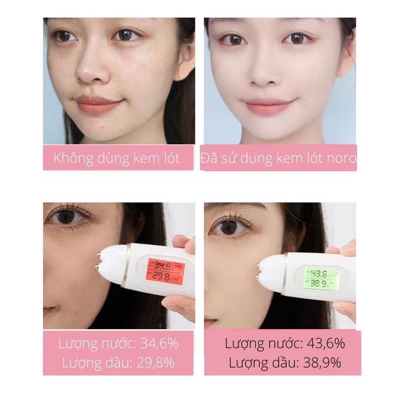 Kem lót che khuyết điểm thu nhỏ lỗ chân lông kiềm dầu NORO-Baihee | BigBuy360 - bigbuy360.vn