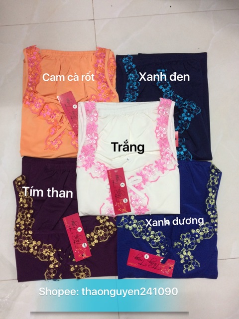 Bộ đồ ngủ thun lạnh lửng MS03 có nhiều màu | BigBuy360 - bigbuy360.vn