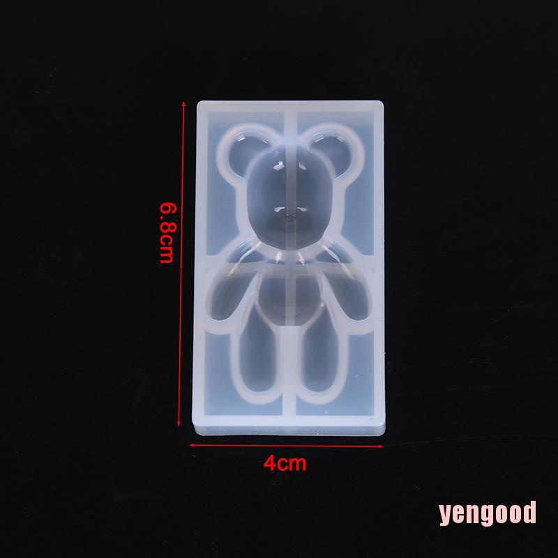 Khuôn Làm Bánh Chất Liệu Silicone Tự Làm Hình Gấu Dễ Thương