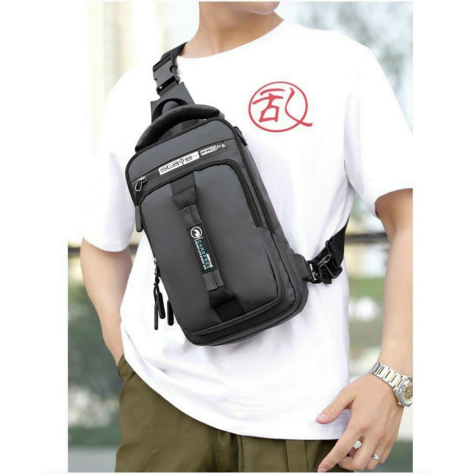 Túi đeo chéo nam đa năng chống nước bền bỉ, Túi chéo nam TC60-D | BigBuy360 - bigbuy360.vn