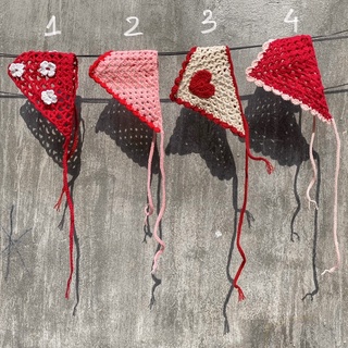 BANDANA khăn đội đầu dễ thương đan len handmade