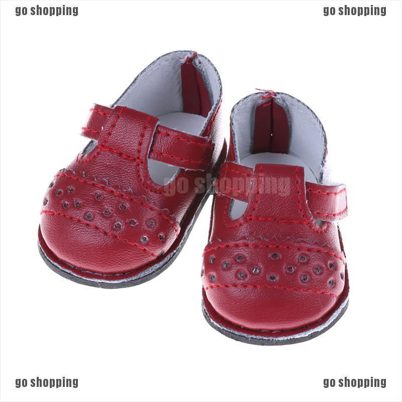 {go shopping}Cute Doll Shoes Adorable Party Ankle Strap PU Leather Shoes For 16'' Sharon Dolls Clothing Accessories