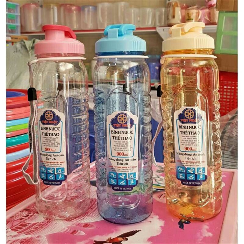 RẺ NHẤT SHOPEE!!!  BÌNH NƯỚC LOẠI  TO (900ML)  THỂ THAO VIỆT NHẬT GIÁ SỈ