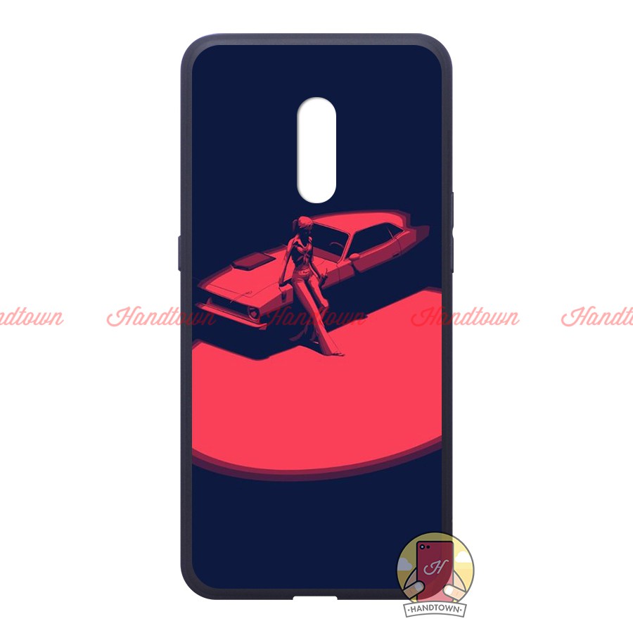 Ốp lưng Realme X dẻo đen in hình