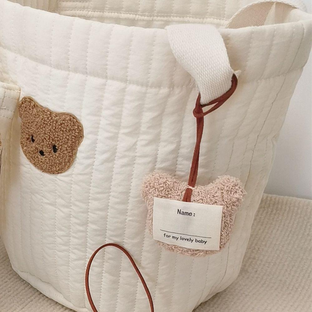 Móc Khóa Hình Gấu Bông Bằng Cotton PP Chống Thất Lạc Dễ Thương