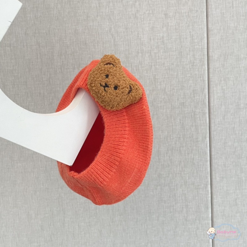 Mũ Len Beanie Hình Gấu Dễ Thương Cho Bé