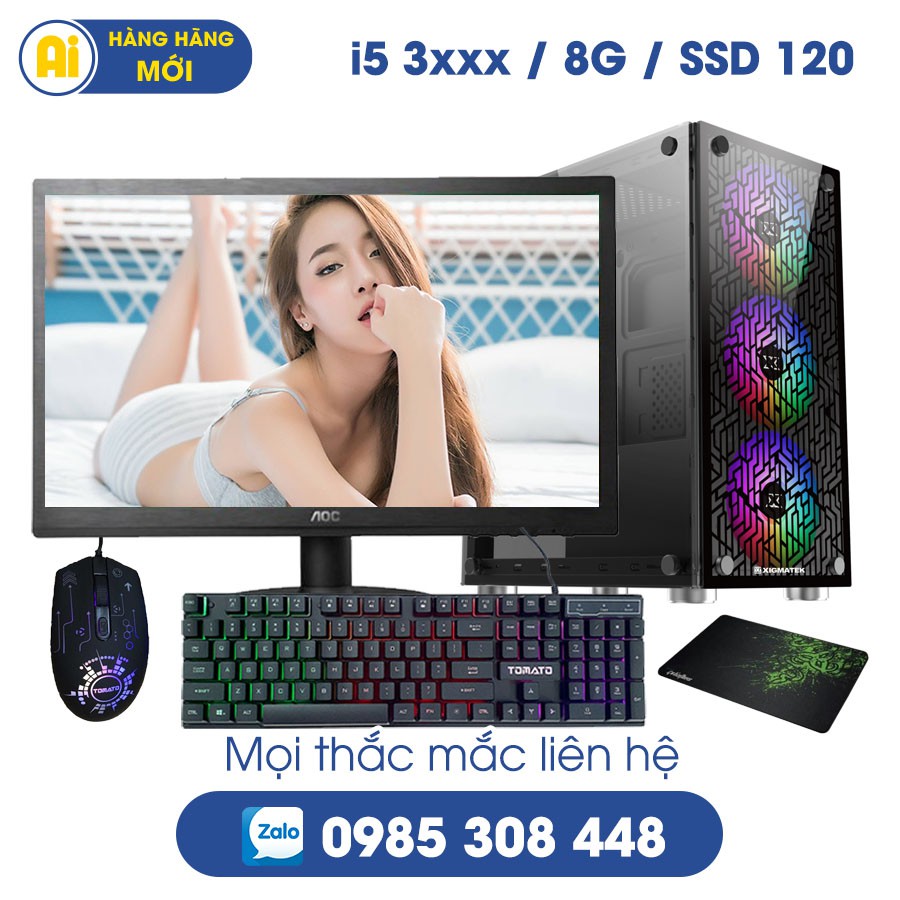 BỘ CASE MÁY TÍNH CHƠI GAME i3 9100F/ i5 3xxx/ i5 4xxx/ LoL, Fifa, Pugb,... Có Ảnh Thật / Chính hãng đã qua sử dụng | BigBuy360 - bigbuy360.vn