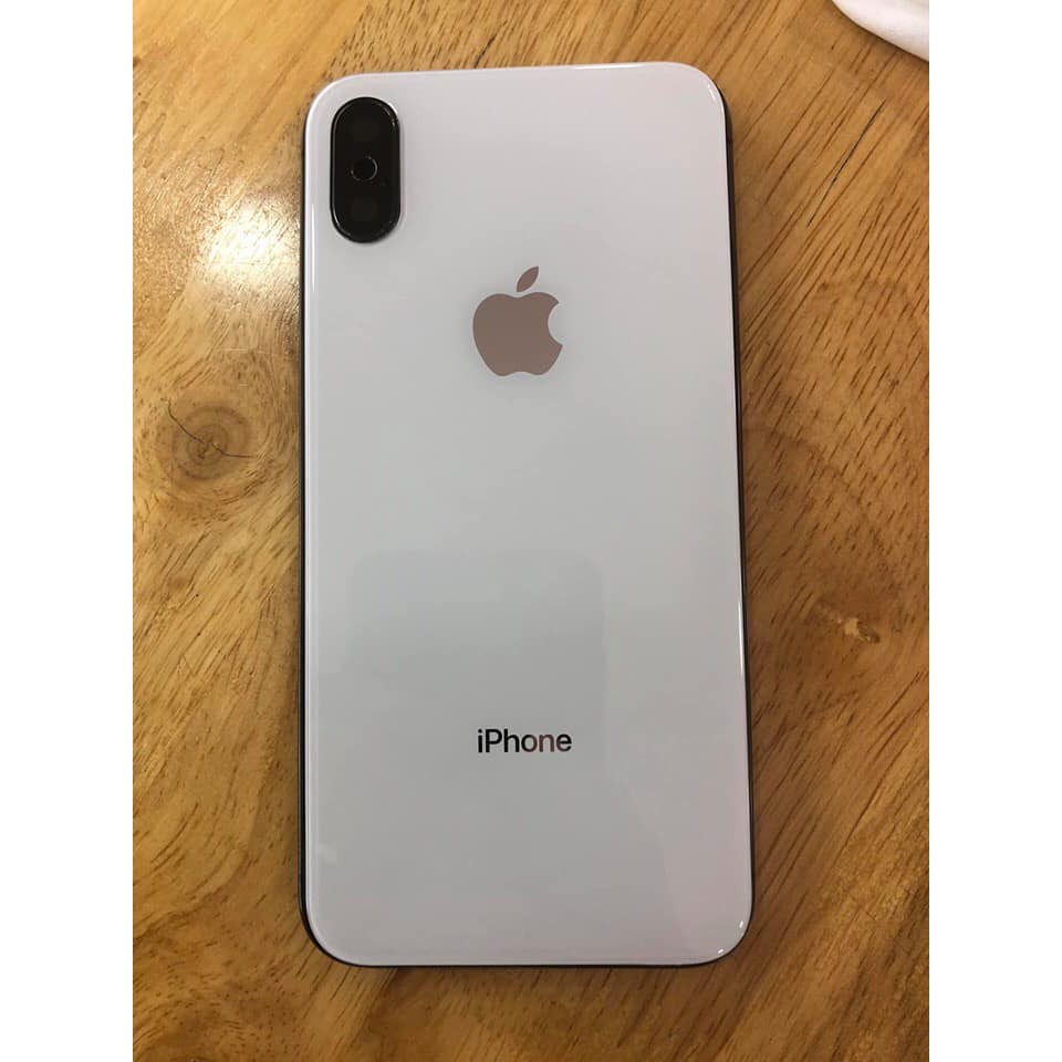 Kính lưng iphone X (Trắng,Đen)