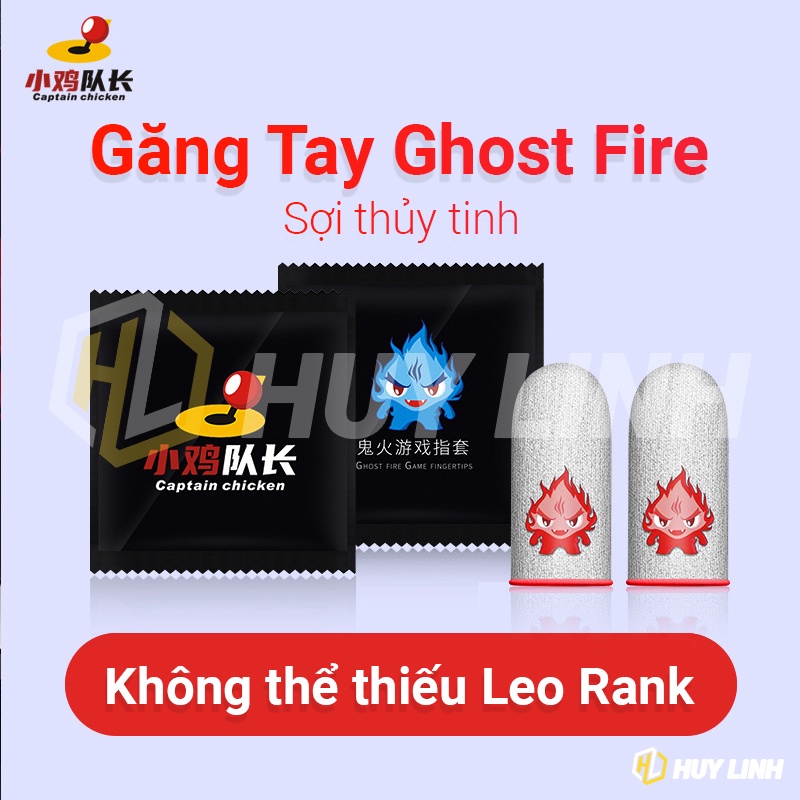 Bộ 2 găng tay chơi game Ghost Fire sợi thủy tinh CK04 - Chống mồ hôi tích điện cảm ứng cực nhạy