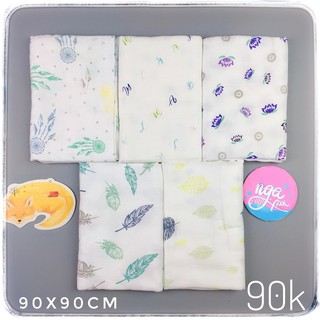 Khăn đa năng sợi tre Mamaru 90x90