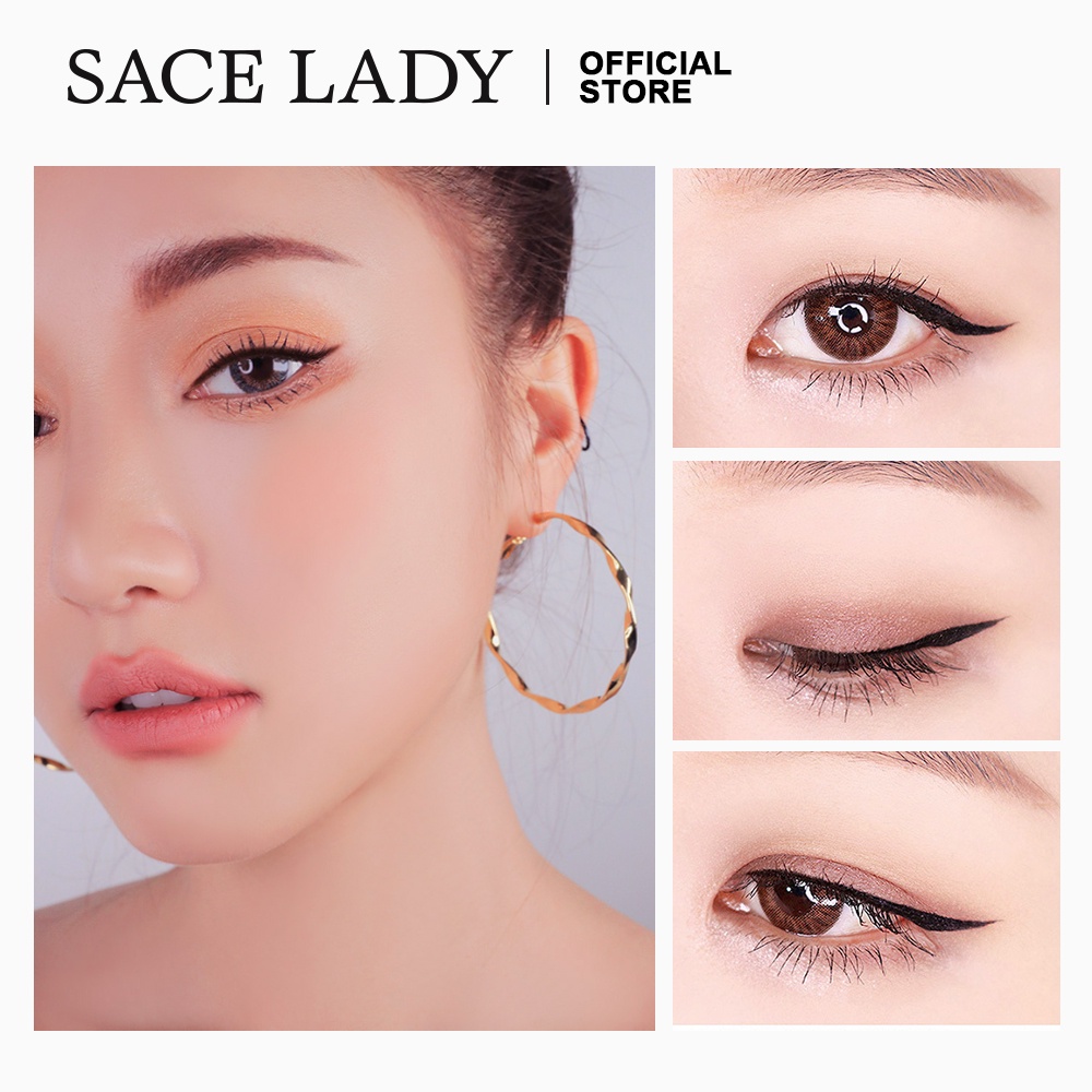 Bộ 3 sản phẩm trang điểm mắt SACE LADY gồm mascara & bút kẻ mắt & kẹp bấm mi 80g