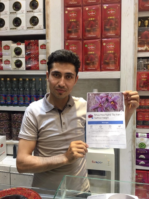 Hộp 5g bột saffron nguyên chất/ xuất xứ Iran