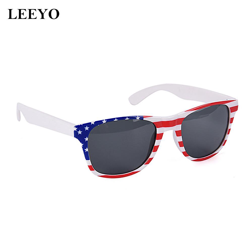 Sunglasses UV400 Adults Flag Novelty Plastic Frame Eyeglasses Cool