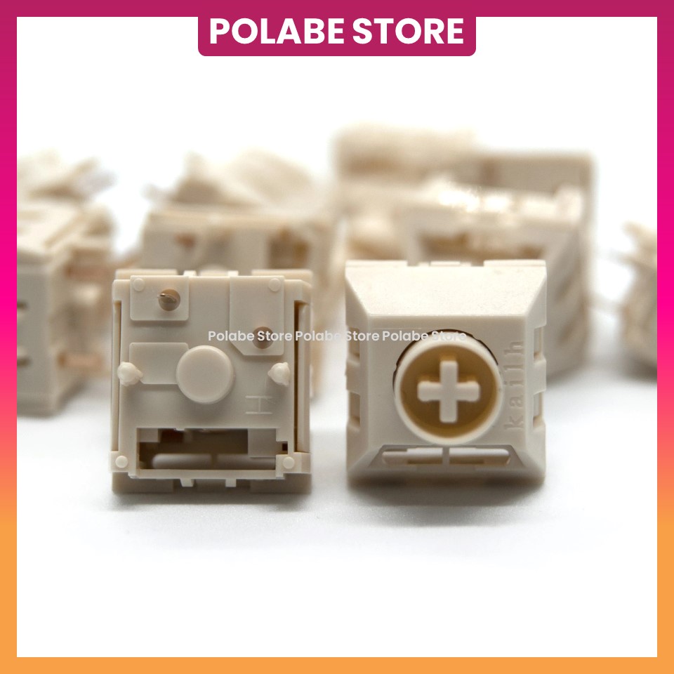 NovelKeys Box Cream Switch Box Cream Linear Kailh x NovelKeys Box Cream NK Box Cream Công tắc bàn phím cơ - Polabe Store