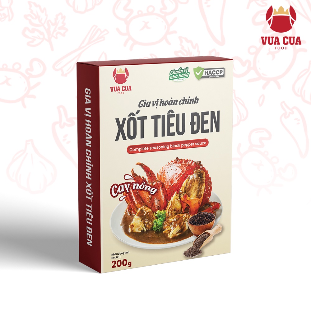 - Xốt Tiêu Đen Vua Cua 200g