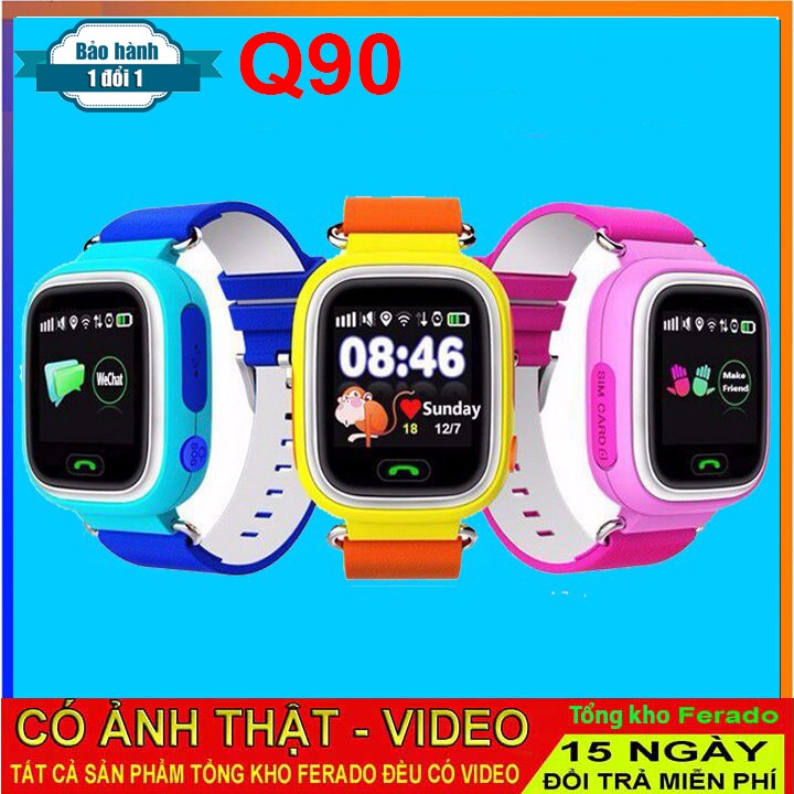 Đồng hồ thông minh cho trẻ có định vị thế hệ thứ 4 SMARTKID Q90 theo dõi trẻ từ xa gọi điện thoại