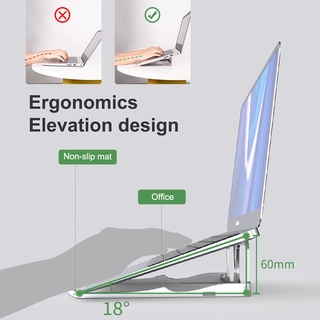 Laptop Stand Portable Adjustable Aluminum Notebook Support Holder For Macbook Pro Computer Cooling Bracket