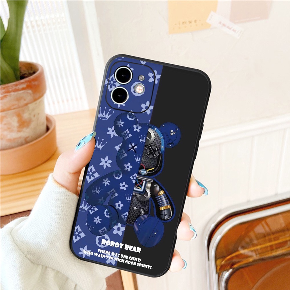 Ốp Lưng Iphone TPU Cạnh Vuông R.o.b.o.t B.e.a.r ,  BVC Iph6/6plus/6s/6splus/7/7plus/8/8plus/x/xs/11/12/pro/13/promax
