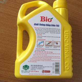 Chất Thông WC Thông Cống Siêu Tốc BIO 1.6kg