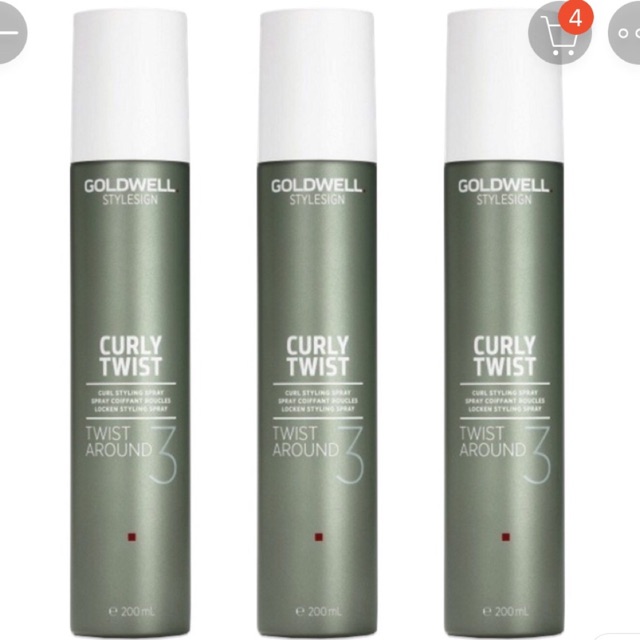 Xịt tạo kiểu dưỡng xoăn cho lọn xoăn sâu TWIST CURLY Twist Around Goldwell 200ml