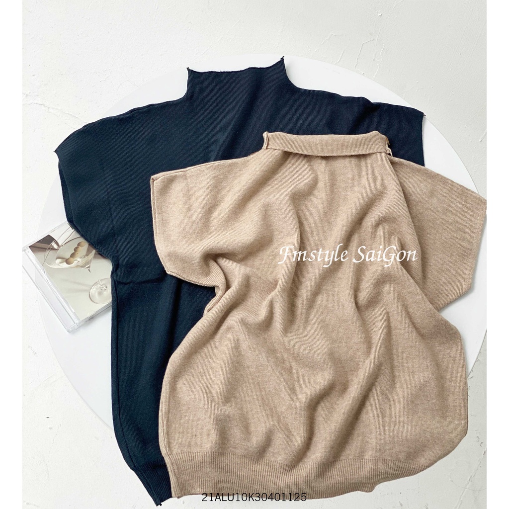 Áo len cổ lọ sát nách nữ dáng đẹp màu trơn ulzzang kiểu Hàn Quốc Fmstyle Saigon 21ALU10K30401 | BigBuy360 - bigbuy360.vn