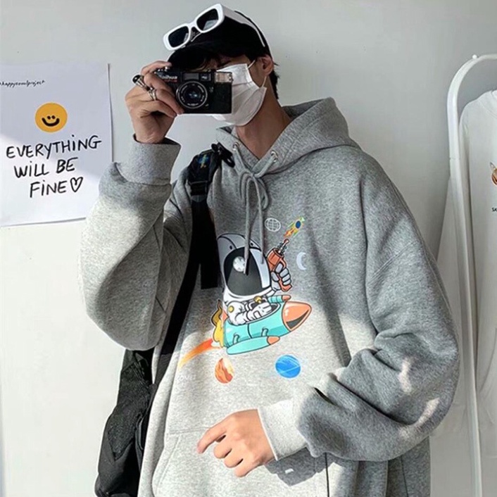 (In Pet) ÁO KHOÁC HOODIE NỈ NGOẠI Phi Hành Gia (HD3020 - Dày Đẹp) (SUBINZ STORE)