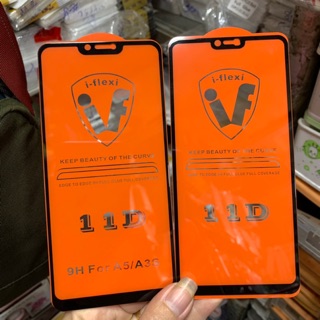 Miếng dán cường lực oppo realme2 , realme3/A3S full màn hình full keo