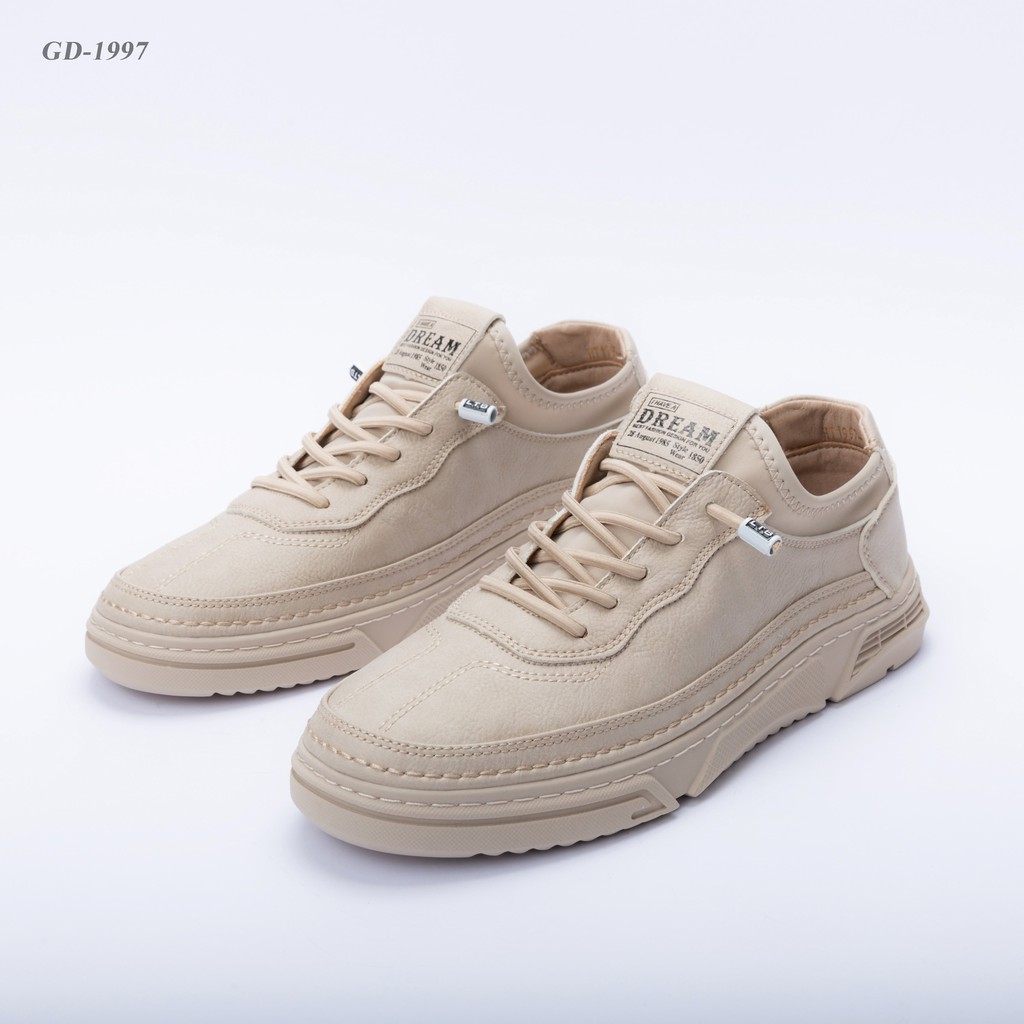 Giày nam sneaker thể thao kiểu dáng năng động chất liệu da mềm êm chân GD1997 htstore