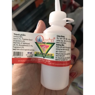 Rửa Móng Tay Aceton Quyên 60 ml
