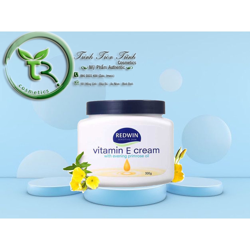 Kem dưỡng da mềm mịn REDWIN Vitamin E Cream 300g
