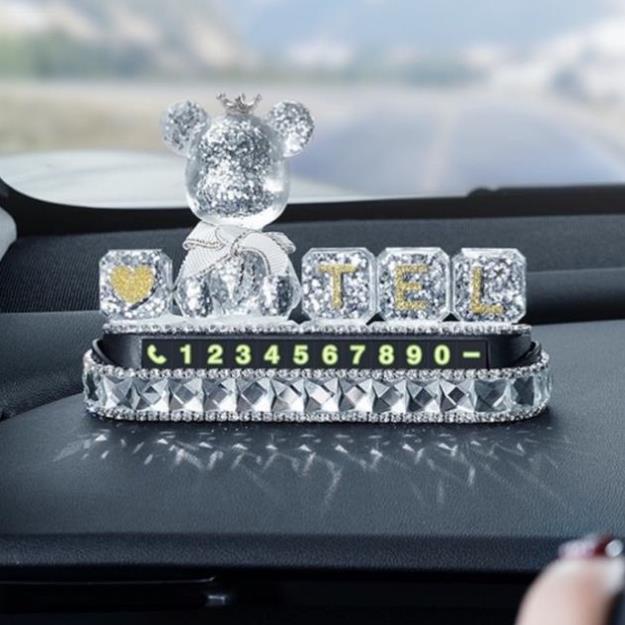 Bảng Số Điện Thoại Ô Tô Gấu Sang Trọng , Dãy Số Điện Thoại Trên Xe Hơi Gấu Dễ Thương