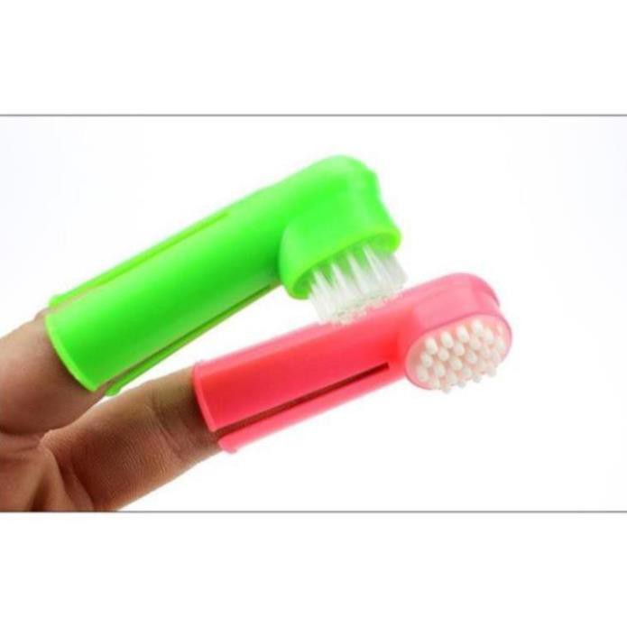 Bàn chải răng và Kem đánh răng chó mèo thú cưng Giúp răng miệng thơm tho hết thối mồm