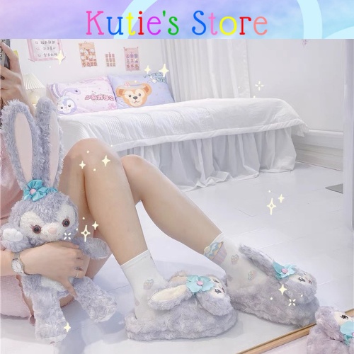 DÉP ĐI TRONG NHÀ GẤU LOTSO HỒNG CUTE, ĐÁNG YÊU