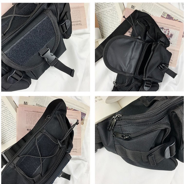 Túi Đeo Chéo Bao Tử Thể Thao Thời Trang Hàn Quốc Phù Hợp Để Tập Gym Đi Phượt Đi Du Lịch | BigBuy360 - bigbuy360.vn