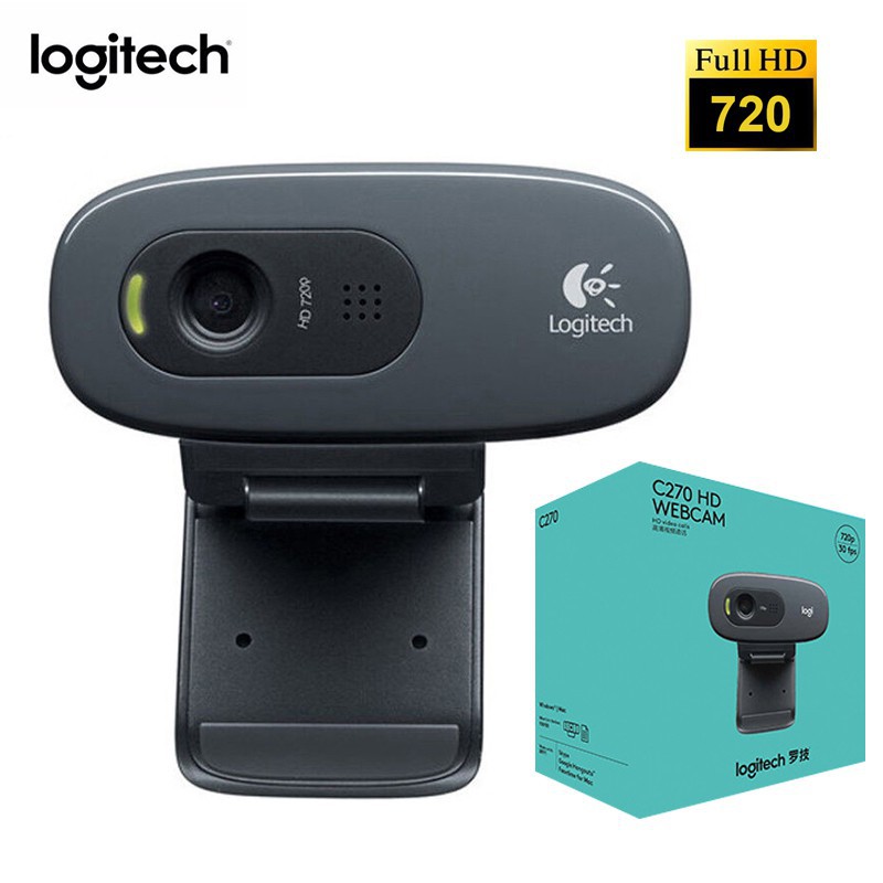 [HÀNG CHÍNH HÃNG] Webcam Logitech C270 - HD 720p/30Fps | BigBuy360 - bigbuy360.vn