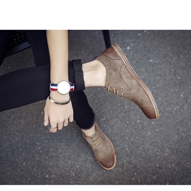 [HÀNG CAO CẤP] Giày Da Nam Cao Cấp Buộc Dây Phong Cách Hàn Quốc-GD01 | BigBuy360 - bigbuy360.vn