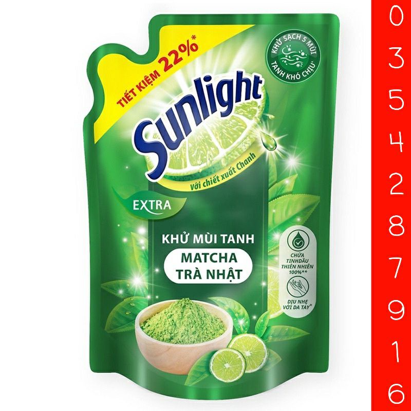 Nước rửa chén SUNLIGHT túi 750g