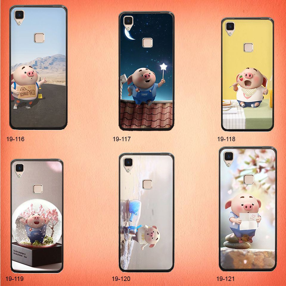 Skin dán Vivo V3 hình Heo con dễ thương