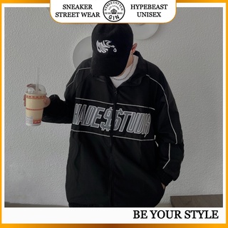 Áo khoác dù local brand unisex mẫu hades thêu phản quang unisex form rộng - gin store
