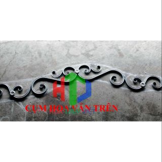 Cụm hoa văn làm xích đu - trang trí xích đu