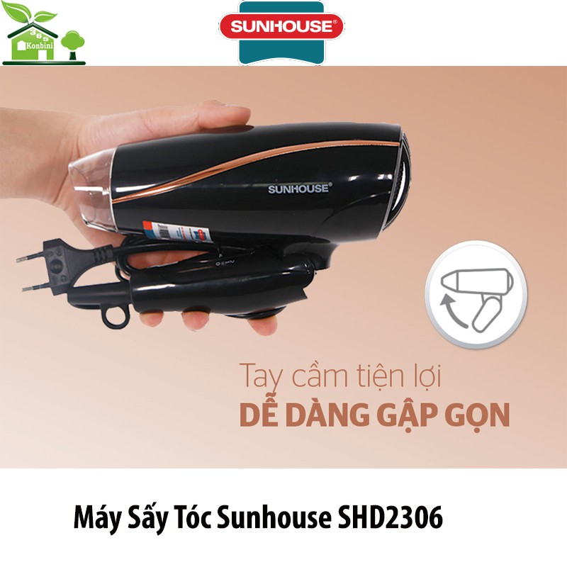 Máy Sấy Tóc Tiện Lợi Sunhouse SHD2306