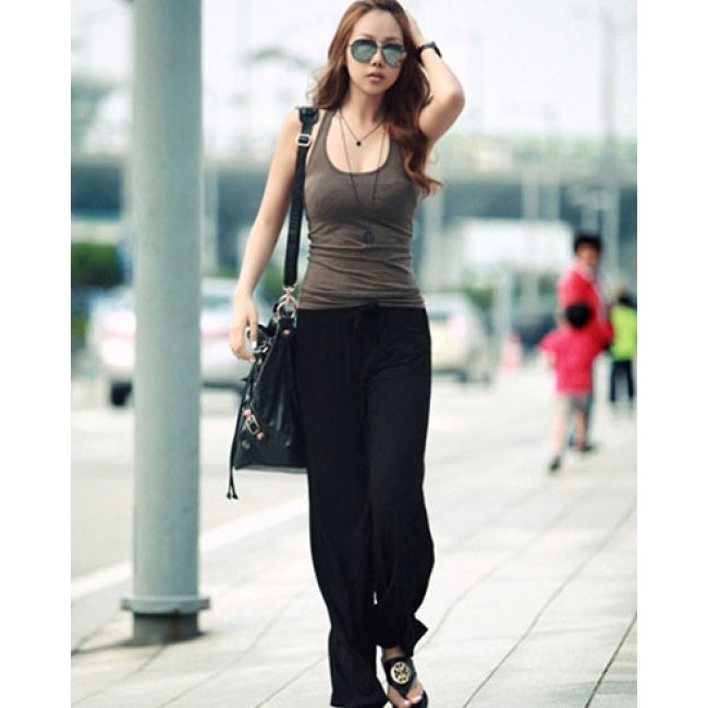 Quần Thun Form Rộng Sắc Màu