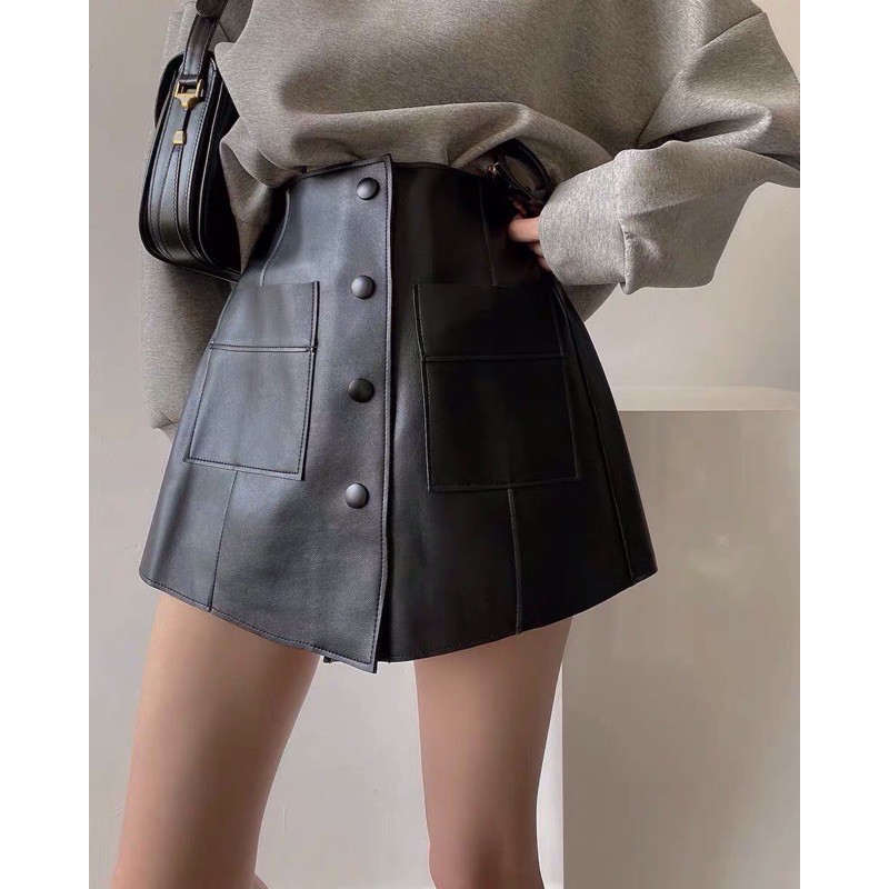 Chân váy da có quần trong | BigBuy360 - bigbuy360.vn