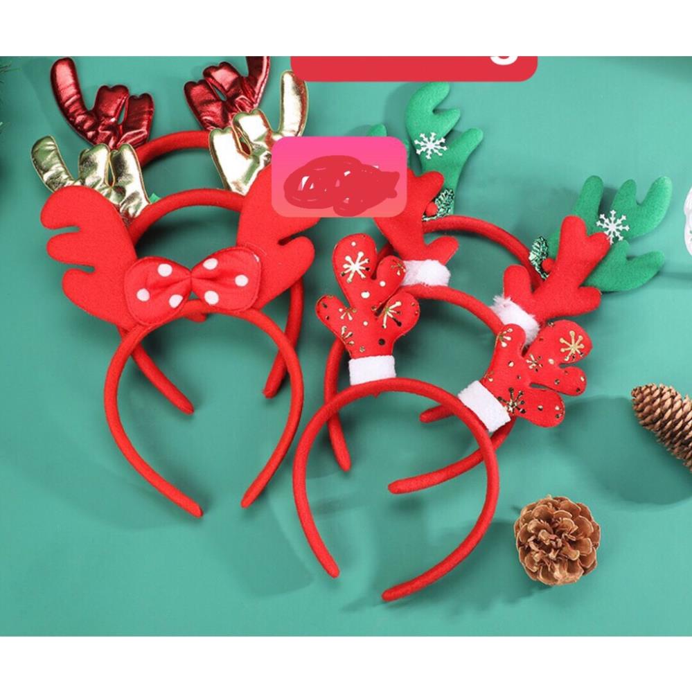 Bờm Noel⭐ băng đô cài tóc đồ dùng làm quà tặng trong mùa giáng sinh